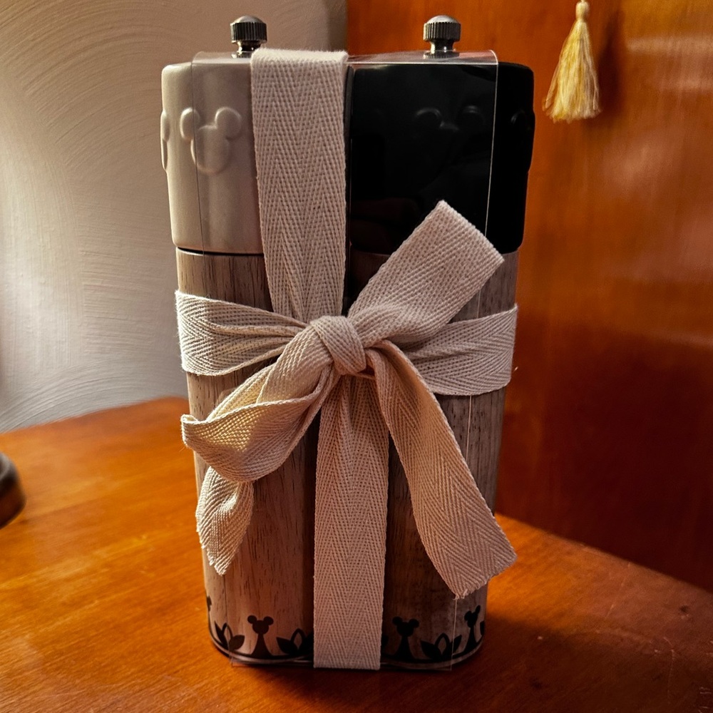 Disney Black and White Salt and Pepper Shakers